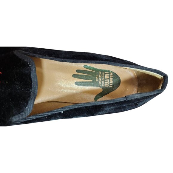 Heart Breaker Velvet SMOKING SHOE HEARTBREAKER smoking shoes Loafers Size 8 - Picture 9 of 14